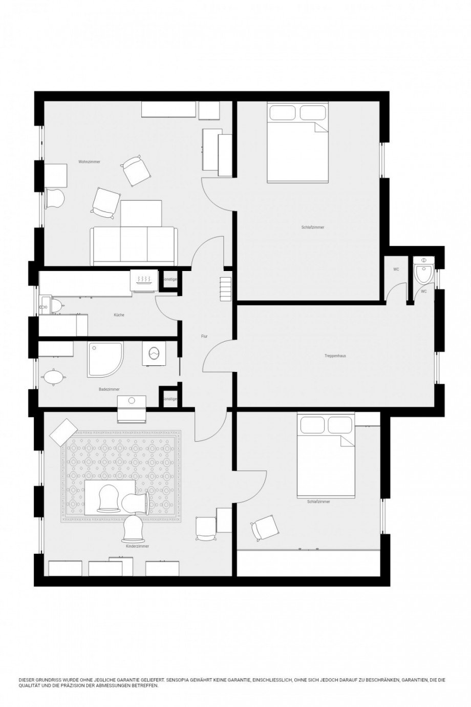 Grundriss 1. OG Mehrfamilienhaus Dohna