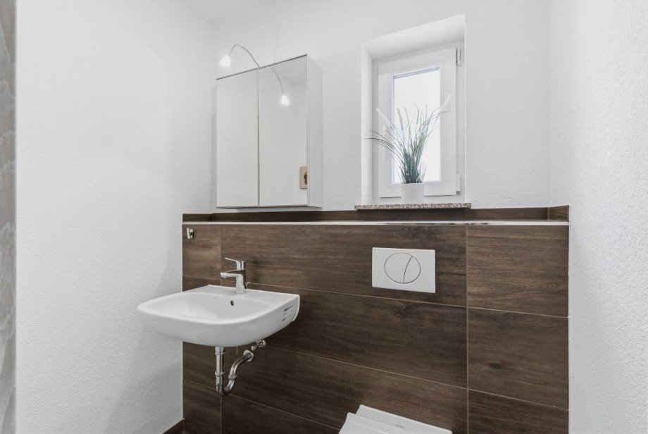 WC im OG Einfamilienhaus Lohmen