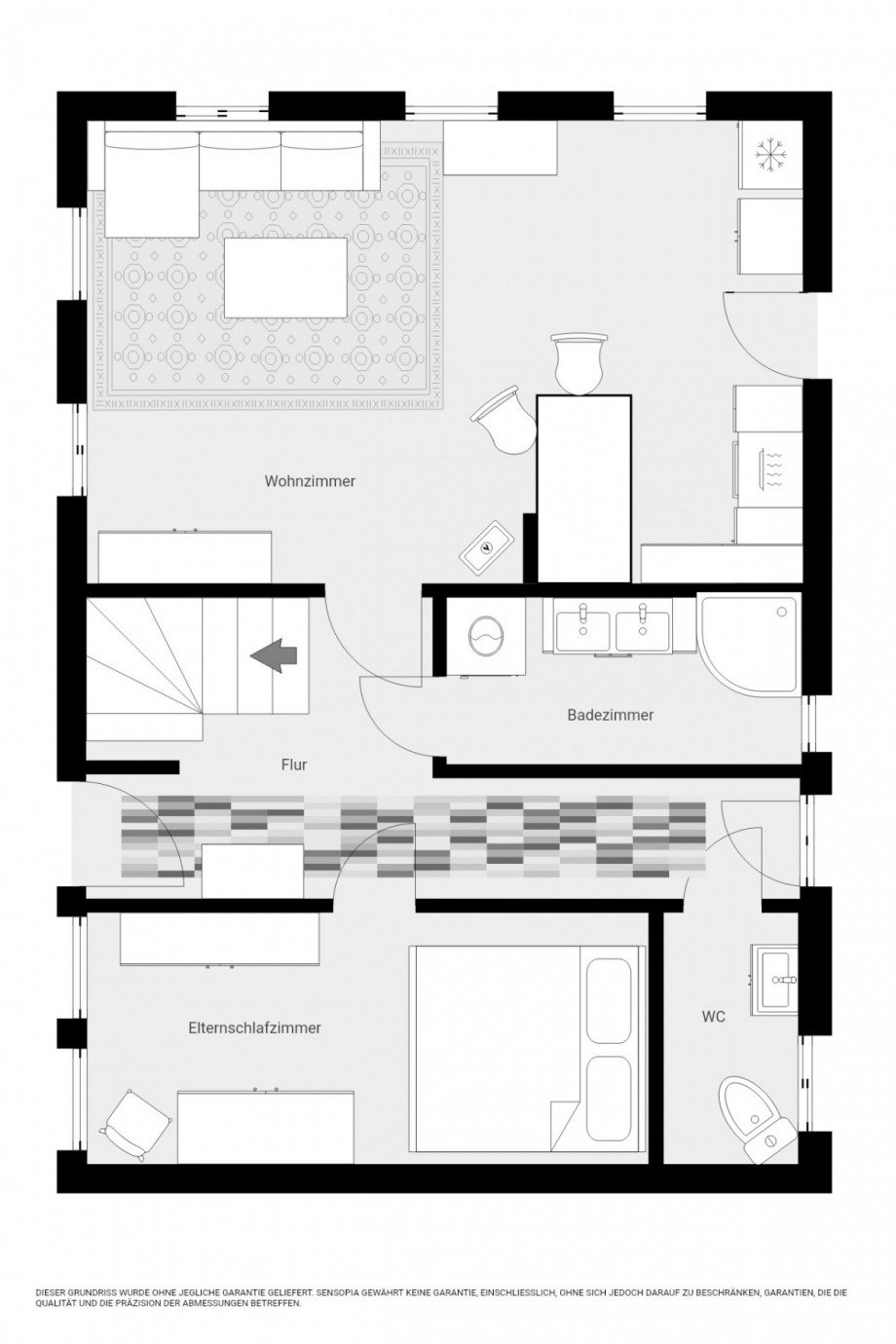 Grundriss EG Einfamilienhaus Gohrisch