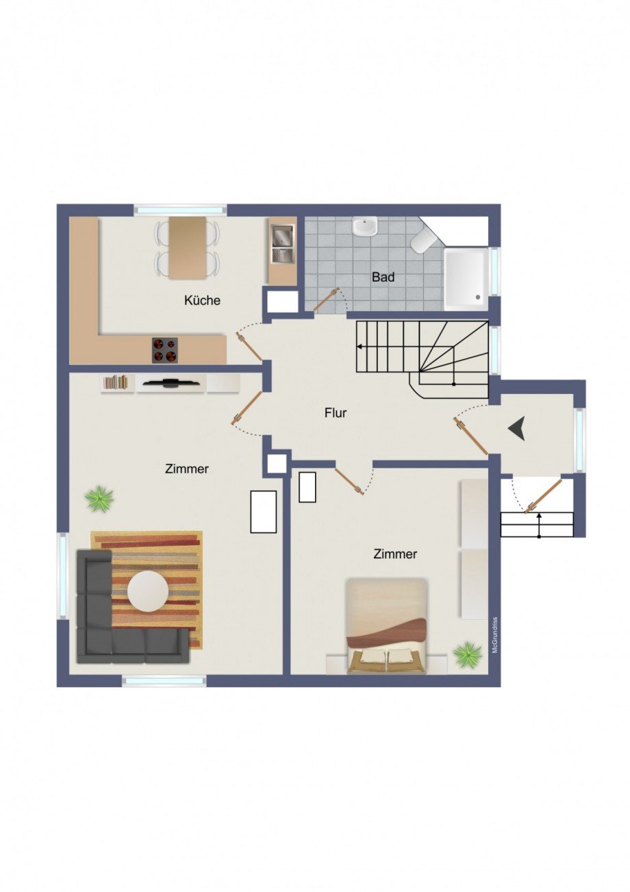 Grundriss EG Einfamilienhaus Dresden