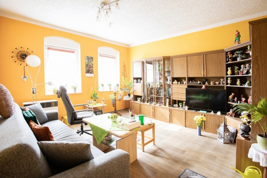 Wohnzimmer Obergeschoss Mehrfamilienhaus Dohna
