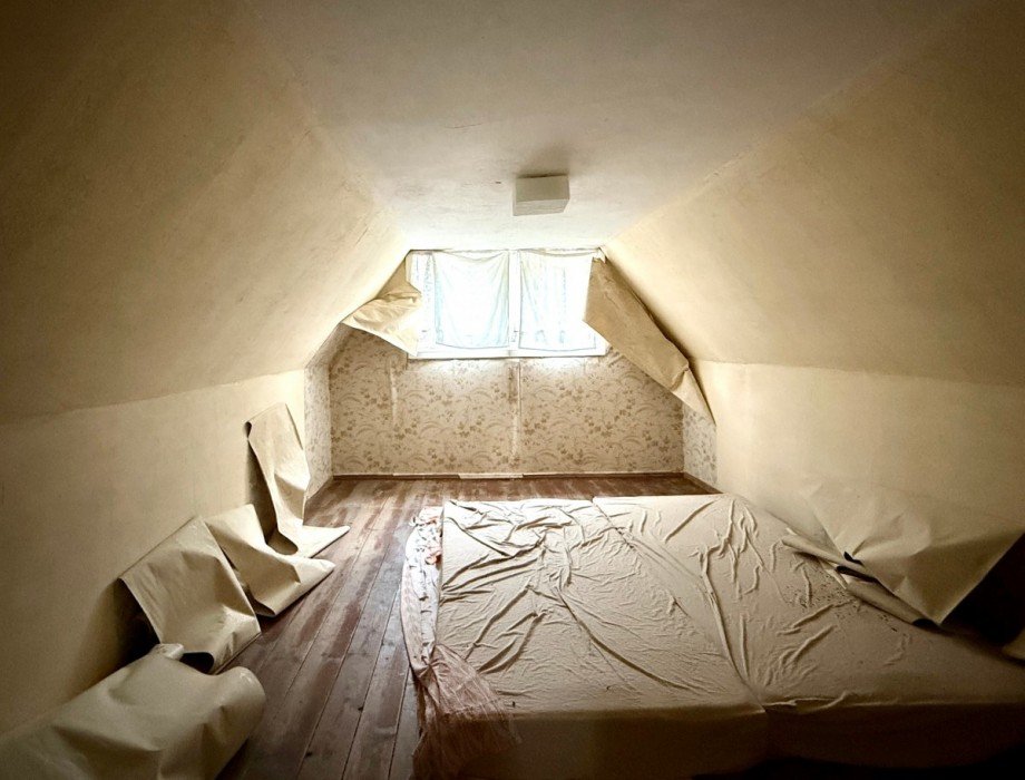 Schlafzimmer im Obergeschoss mit tollem Ausblick Einfamilienhaus Struppen