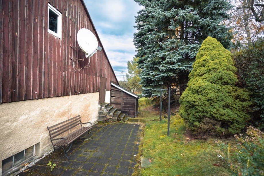 Zugang Garten Bauernhaus Altenberg