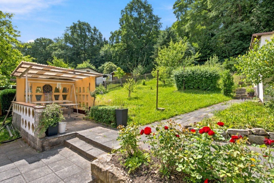 Gartenlaube Doppelhaush�lfte K�nigstein/S�chsische Schweiz