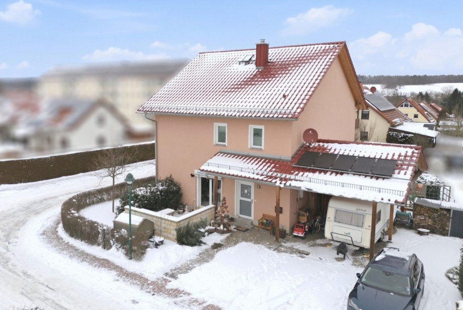Sch�nes Haus mit Carport Einfamilienhaus Lohmen