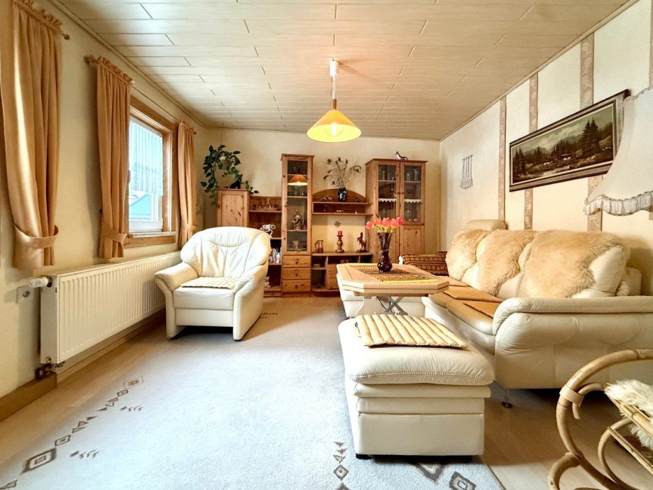 Wohnzimmer Reihenmittelhaus Altenberg