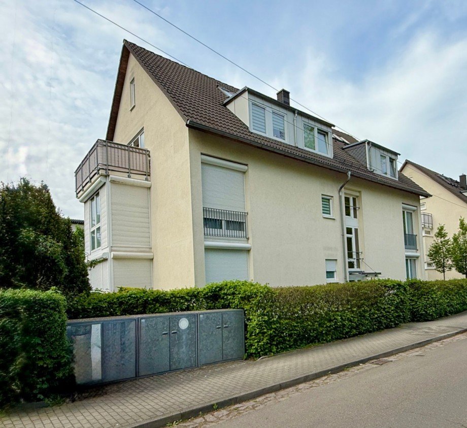 Blick auf das Haus Maisonettewohnung Dresden