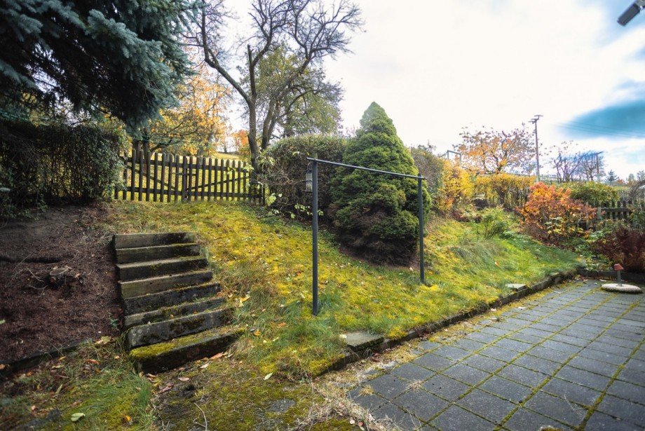 Zugang Garten Bauernhaus Altenberg