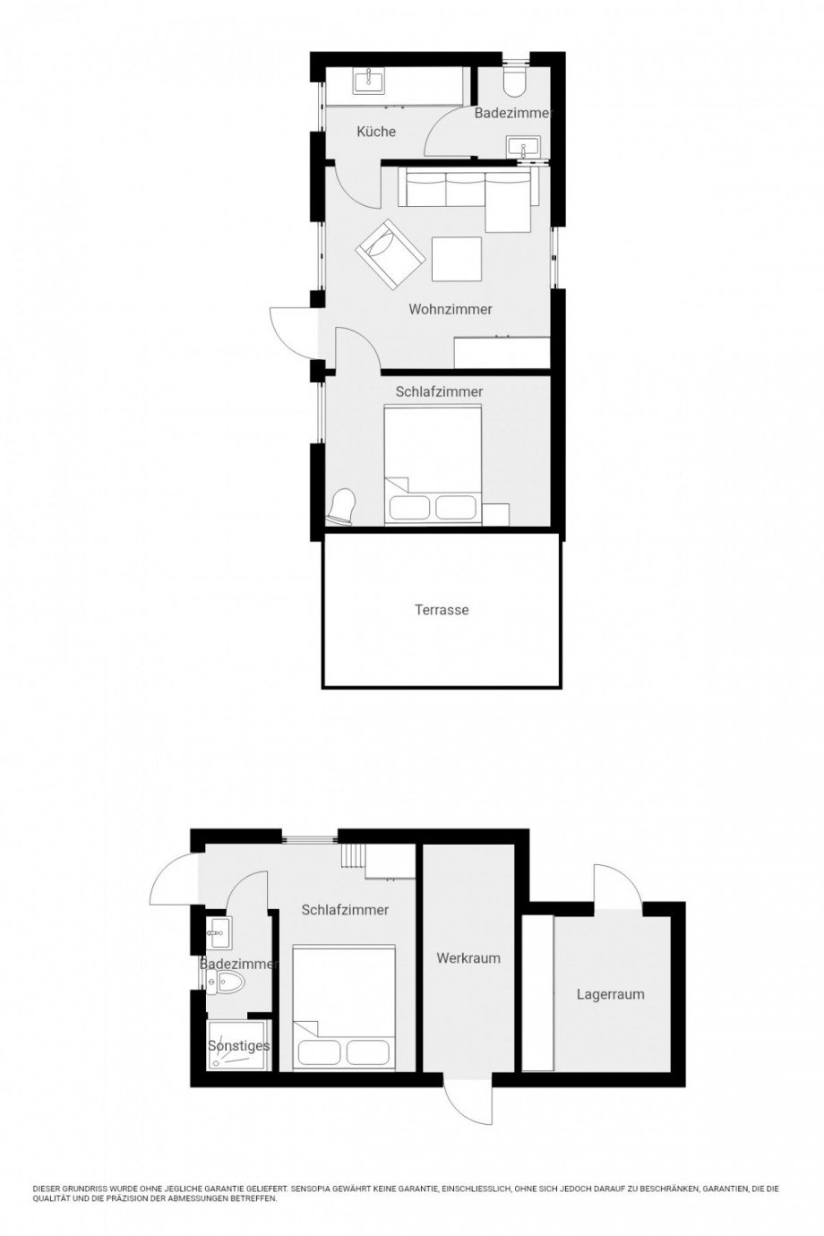 Grundrisse Laube / Datsche / Gartenhaus Gohrisch