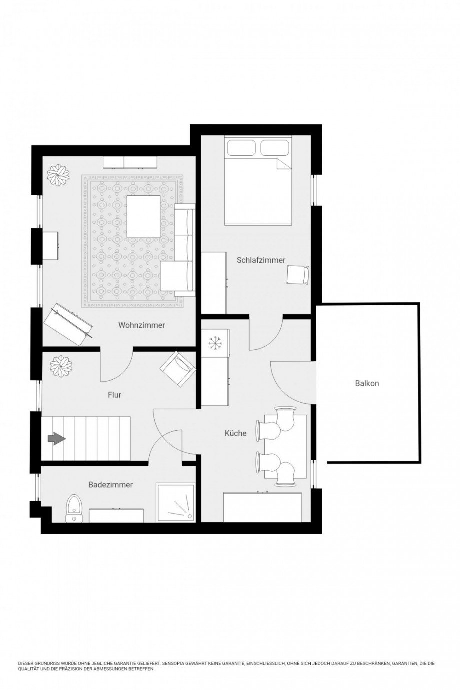 Grundriss OG Reihenmittelhaus Altenberg