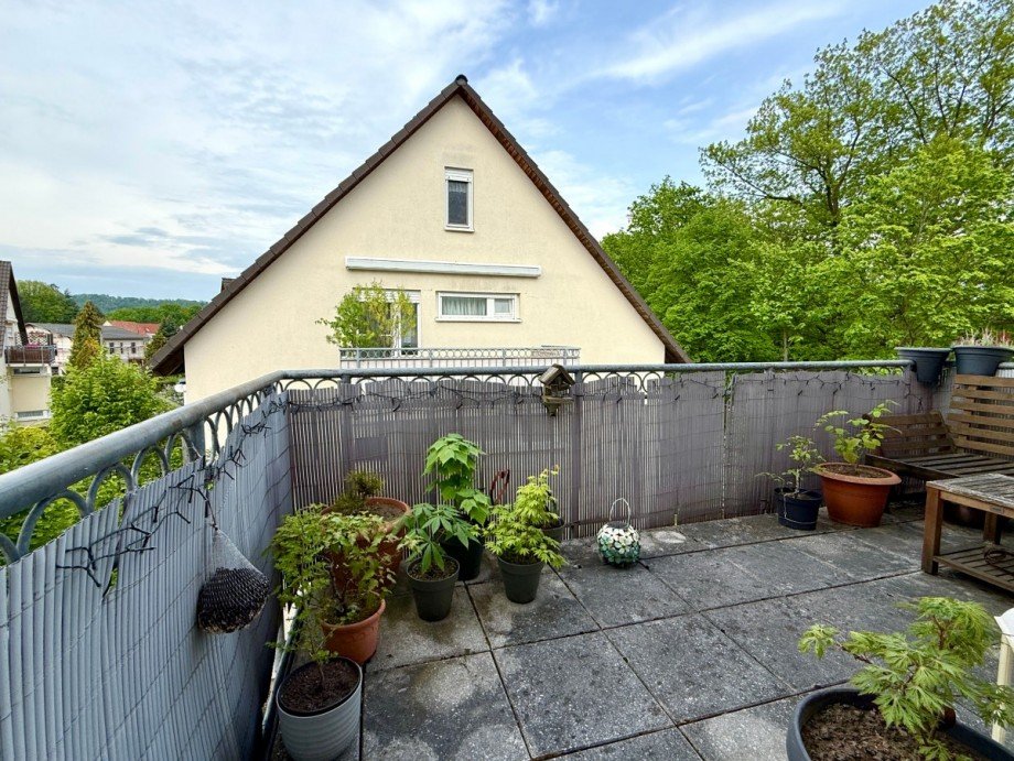 H�bscher Balkon Maisonettewohnung Dresden